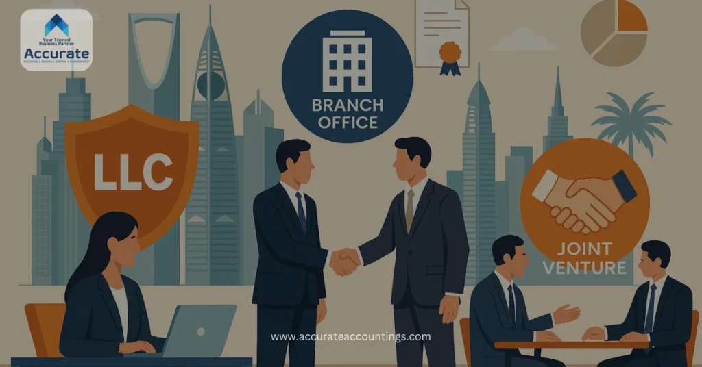 LLC vs. Branch Office vs. Joint Venture Choosing the Right Business Structure in Saudi Arabia